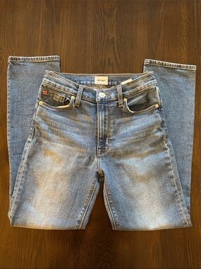 Hudson Jeans Size 26 Distressed Slim Skinny Straight Leg Jeans